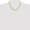 thumbnail image 2 of Real 14kt Yellow Gold 5.5mm Diamond Cut Rope with Lobster Clasp Chain; 18 inch; for Adults and Teens; for Women and Men, 2 of 5