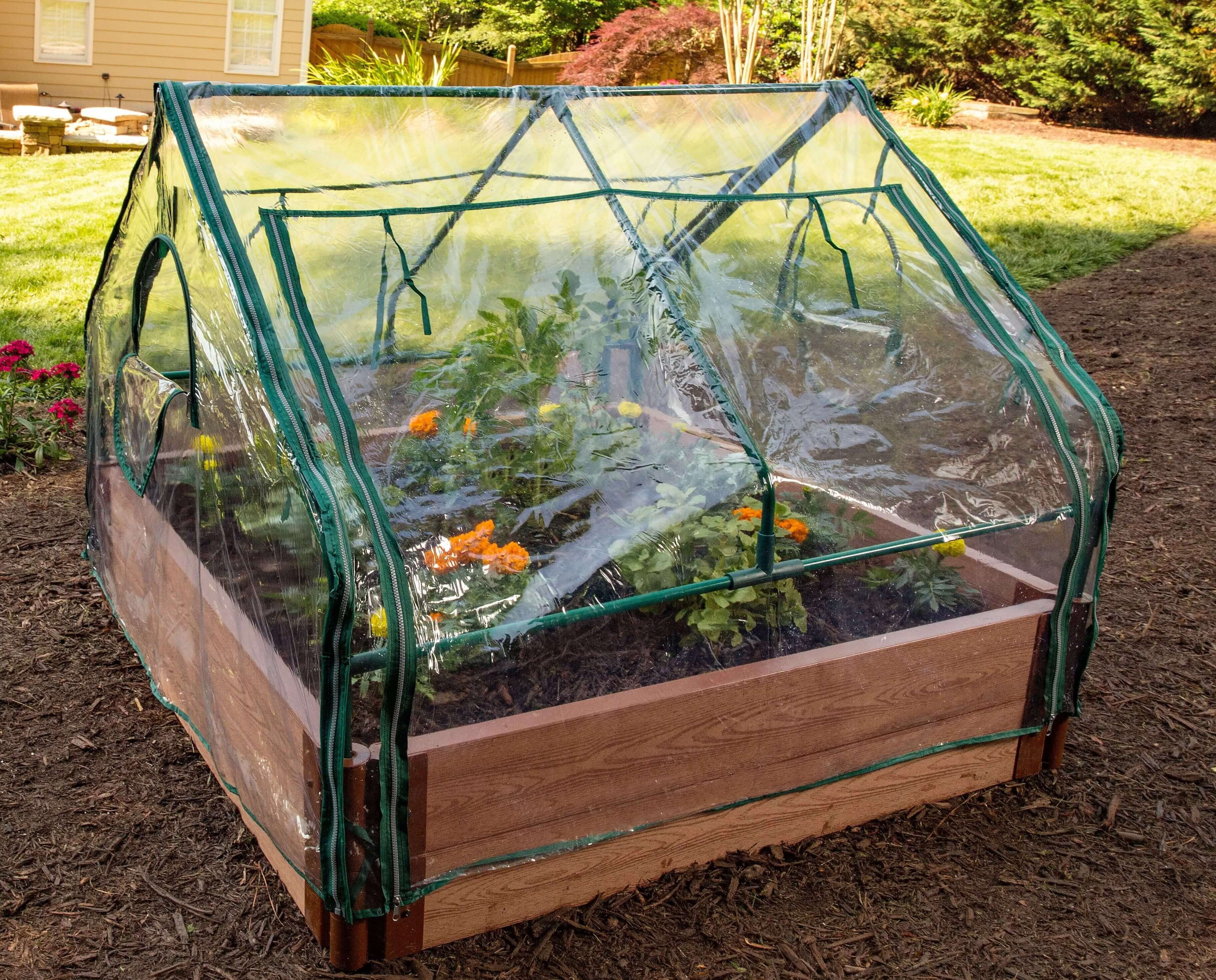 Frame It All Extendable Cold Frame Greenhouse