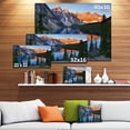 thumbnail image 3 of Beautiful Moraine Lake Canada - Landscape Canvas Art Print, 3 of 4