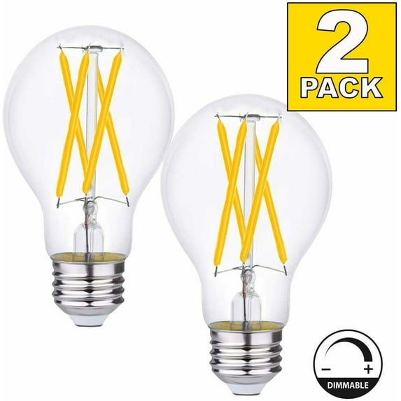 Dimmable LED Light Bulb, 12 Watt, Medium Base E26 2700K Warm White