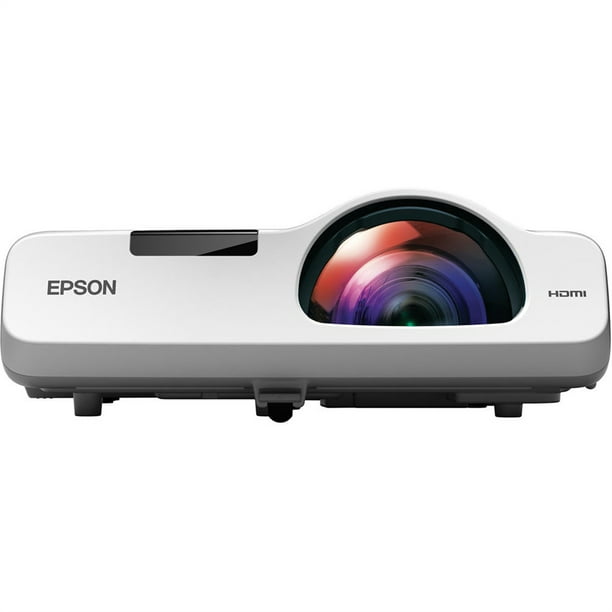 Epson PowerLite 530 3LCD Short Throw Projector, White (Certified Refurbished)