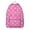 Pink-57, variant on Watercolor Pig Print Backpack for Students, Waterproof Bookbag with Aesthetic Farm Animal and Artistic Pattern