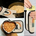 thumbnail image 5 of Yayeee Oven Mitts and Pot Holder Set of 2 Heat Resistant Kitchen Gloves Baking Hot Pad, Beige Cat Rainbow, 5 of 5