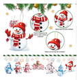 thumbnail image 5 of Muñeco De Nieve Adornos Madera Arbol Navidad 36 PZS, 5 of 5