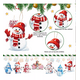 thumbnail image 5 of Muñeco De Nieve Adornos Madera Arbol Navidad 36 PZS, 5 of 5