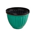 thumbnail image 1 of TIELUTT Large Ribbed Planter Pots for Indoor Outdoor Garden Large Flower Outdoor Modern Flower Stands for Centerpieces Small Flower Pot Set Flower Stands for Indoor Corner Flower, 1 of 5