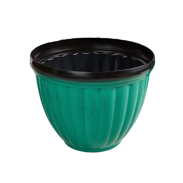 TIELUTT Large Ribbed Planter Pots for Indoor Outdoor Garden Large Flower Outdoor Modern Flower Stands for Centerpieces Small Flower Pot Set Flower Stands for Indoor Corner Flower