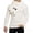 White, variant on Men's Chunky Knit Sweater with Shawl Scarf Collar, Button Detail, Long Sleeve Pullover