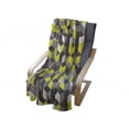 thumbnail image 4 of Grey and Yellow Soft Flannel Fleece Throw Blanket, 3D Print Inspired Modern Geometrical Boxes Cubes Image, Cozy Plush for Indoor and Outdoor Use, 50" x 70", Mustard Yellow, by Ambesonne, 4 of 6