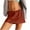 Brown, variant on Women's Low Waist Micro Mini Skorts Skirts with Built-in Shorts Casual Elastic Waist Solid Bodycon Mini Skirt Streetwear