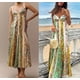 thumbnail image 2 of Vestido largo de verano para mujer, estilo retro, con diseño de flores francesas, estilo vacacional, 2 of 8