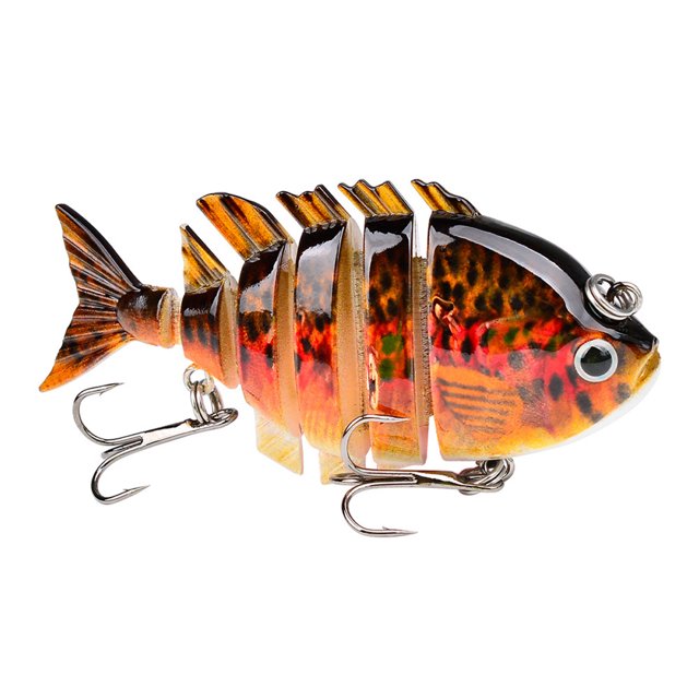 Cebo Artificial Duro Múltiple Swimbait Wobblers Señuelos Pesca Realistas para La Trucha Lubina Crappie