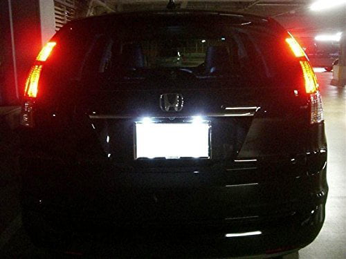 Plug&Play White LED License Plate Light Lamp for Honda CRV/Fit/Odyssey/Element