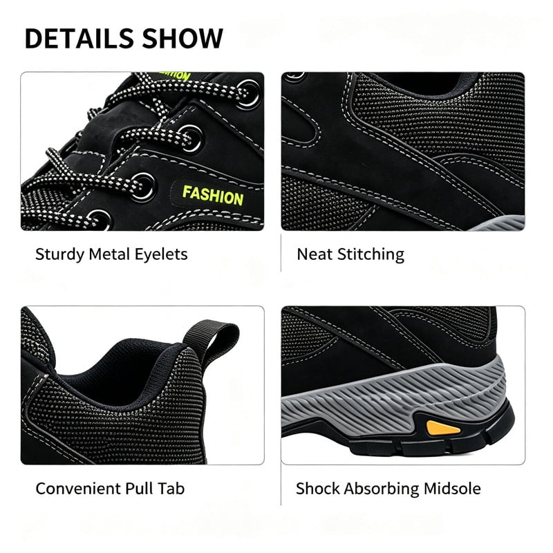 CHICVOMEY Comfortable Sneaker Men Lightweight Breathable Hiking Shoes Versatile Casual Athletic Shoes Ideal for Walking Hiking & Travel