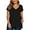 Black, variant on Fancyglim Womens Plus Size Tops Short Sleeve High Low Shirts(Black 1X)