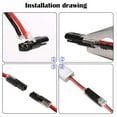 thumbnail image 3 of Low Voltage Wire Connectors, 25pcs 2 Pin Electrical Wire Connector, for 18-22 AWG Cable, 3 of 5