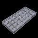 thumbnail image 1 of Molde de chocolate molde de plástico transparente para decoración de postres para hornear caramelos de galletas y cupcakes, 20 kenally HA003626-20, 1 of 7