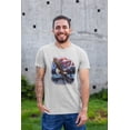 thumbnail image 4 of 4th Of July American Flag Bald Eagle Mens T Shirt, 4 of 5
