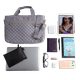 thumbnail image 5 of Bolsa para Laptop Mujer hasta 15.6 Pulgadas LuckyLy Modelo Jessy Gris UNITALLA, 5 of 8