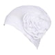 thumbnail image 1 of Turbante transpirable, suave, para dormir, con banda ancha, elástico, multiusos, holgado blanco, 1 of 9