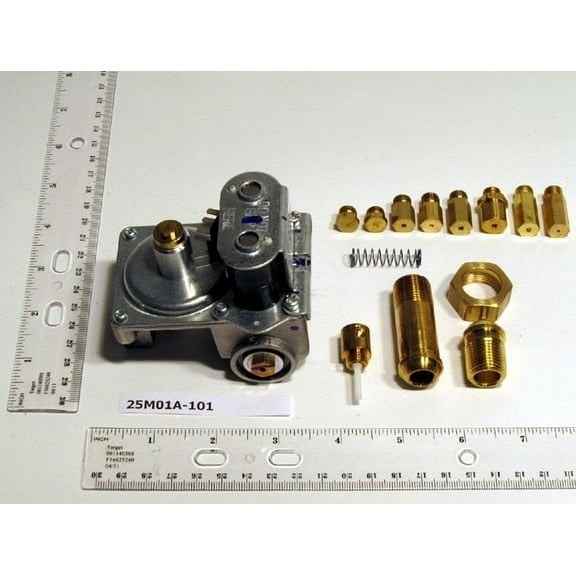 WHITE-RODGERS 25M01A-101 - 120V 3/8 X 11/32 Direct Lite Dual Solenoid Gas V