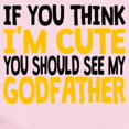 thumbnail image 2 of CafePress - You Should See My Godfather Body Suit - Long Sleeve Cotton Baby Bodysuit, 2 of 4