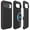 Magnetic Black, variant on TUDIA MergeGrip Case for Google Pixel 10 / Pixel 10 Pro (2025), Dual Layer Shockproof Rugged Protective Cover, Black