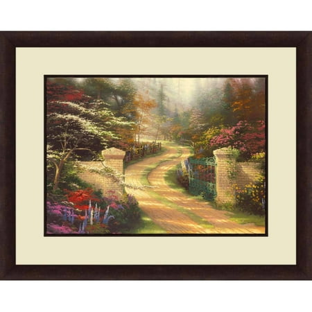 Thomas Kinkade, Spring Gate, 20x16 Decorative Wall Art