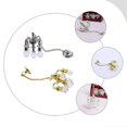 thumbnail image 2 of 2pcs Crystal Chandelier Model Miniature Hanging Lamp Decor for Mini House, 2 of 4