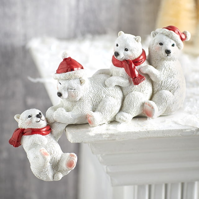 Hbdhejl Christmas Gnome Sculpture Table Decoration,Helping Hand Holiday Shelf Sitters