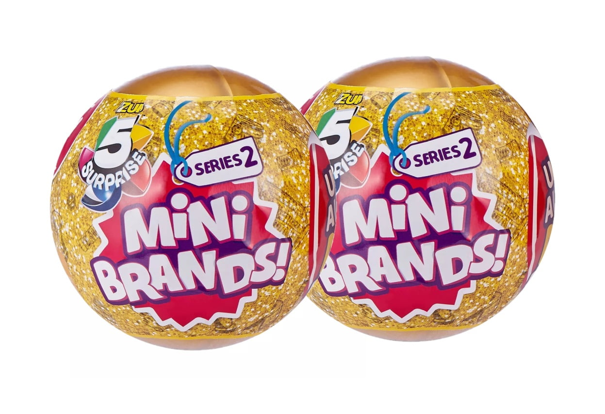 ZURU 5 Surprise Mini Brands BUNDLE Mini Mart and 5 pack Mini Brand Series 1 Ball 