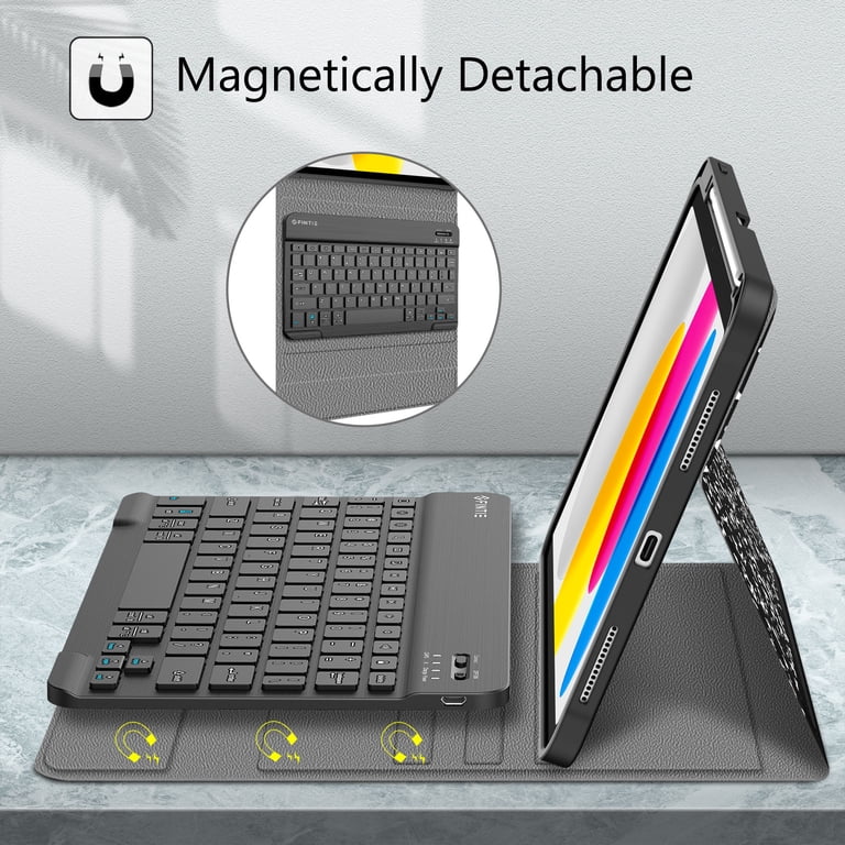 Fintie iPad 10.9 Inch 10th Gen (2022) Keyboard Case with Pencil