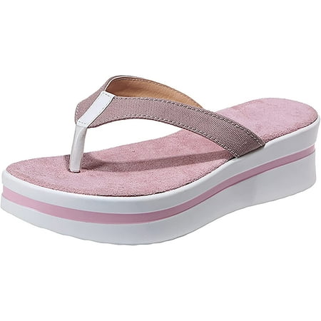 

Slippers for Women Comfy Anti-Slip Flip Flops for Women Vintage Large Size Women s Travel Sandal