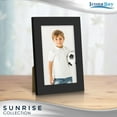 thumbnail image 6 of Icona Bay 4x6 Black Picture Frames, 10 Pack, Painted Solid One-Piece Wood Composite, Sunrise Tabletop or Wall Mounted Frames, 6 of 8