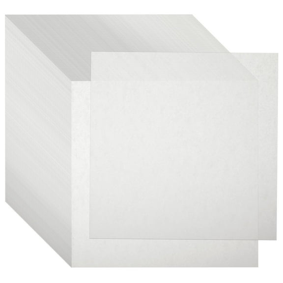 Juvale Wax Paper Sheets for Food - 6 x 6 in White, 500 Pack - Food Wrapping Paper & Grease-Proof Waxed Liners for Baking, Cooking & Crafts