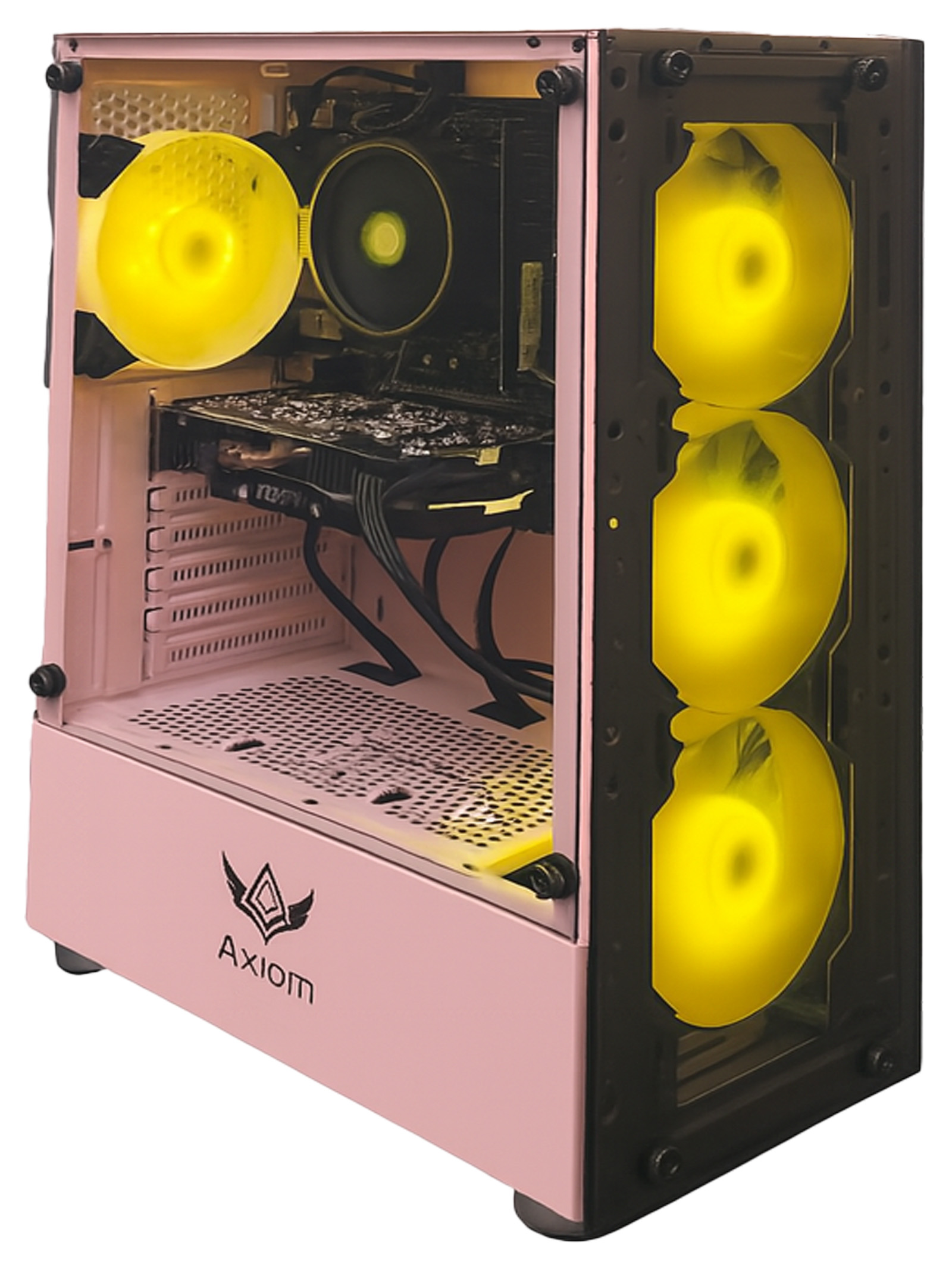 Axiom Gaming® Starbloom Gaming PC Desktop – AMD Ryzen 5, 16GB DDR4, 512GB SSD, GTX 1060 6GB, WiFi, Windows 11 Home