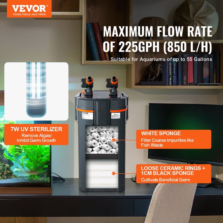 Best Canister Filter For 55 Gallon Aquarium Best 30” Light And