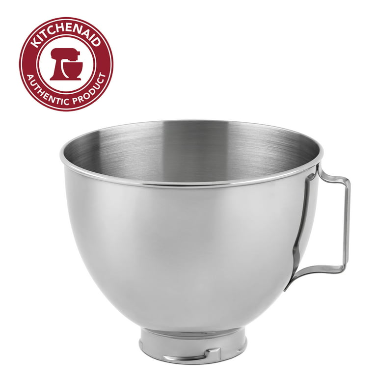 5.5 Quart Stainless Steel Mixer Bowl for KitchenAid Stand Mixers,  Compatible with 4.5 & 5 QT KitchenAid Tilt-Head Mixers, KitchenAid Mixer
