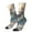 White, variant on Cool Cloud White Dragon Crew Socks for Men & Women, Breathable Casual Athletic Ankle Socks