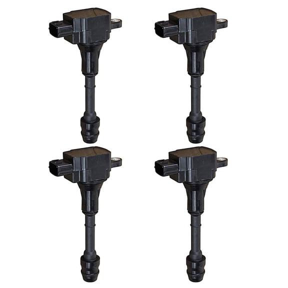 Set of 4 Ignition Coils Compatible with 2002-2006 Nissan Altima Sentra 2.5L L4 Replacement for UF350