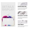 thumbnail image 4 of Susaid Dual Skulls Colorful Fusion Print ID Badge Holder with Double-Sided Windows Horizontal Hard Plastic Case Black Card Protector Pouch for Office School ID Credit Cards, 4 of 7