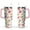 Pink-14, variant on 40oz Fashion Leopard Pattern Stainless Steel Flip Straw Tumbler Spill Proof Travel Cup Double Wall Vacuum Insulated Coffee Mug with Top Handle