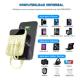 thumbnail image 5 of Power Bank Inalámbrica Magnética 10000mah Binli H28c,tipo-c 20w Y Usb-a Qc 22.5w Belug, Amarilla, 5 of 5