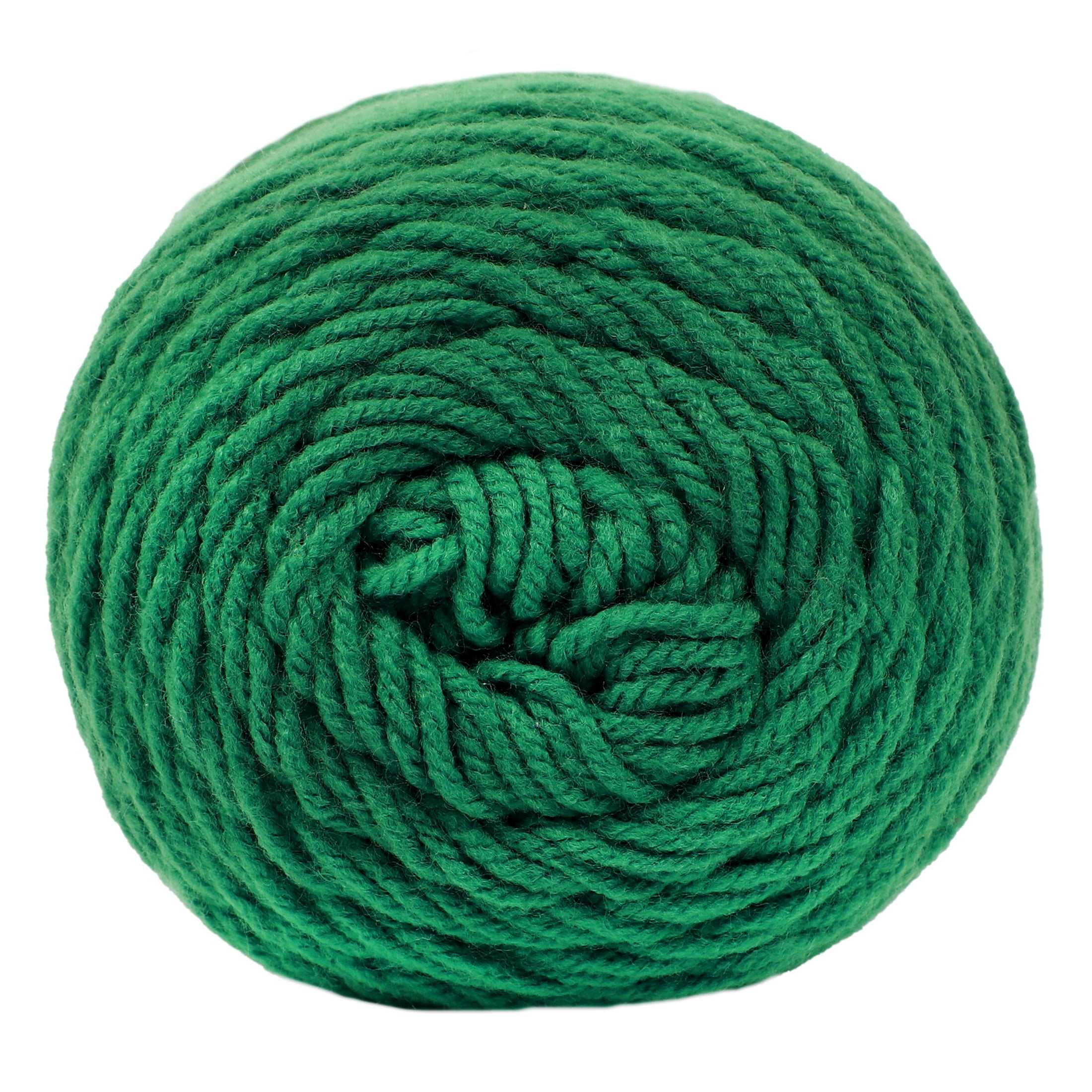 (2 pack) Mainstays Medium Acrylic Green Yarn, 7 oz 397 Yards