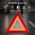 thumbnail image 5 of Warning Triangles for Car, Safe Parking Sign Triangle Reflective Warning Plate Car Safety Kit with for Motor Vehicles Red Safety Triangle(43cm), 5 of 5