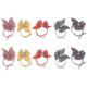 thumbnail image 2 of Elastic Hair Ties 10pcs Soft Fabric Flower Ponytail Holders for Everyday & Special Occasions Random Color Assorted, 2 of 5