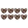 thumbnail image 1 of Unique Bargains 20Pcs Heart Shaped Rattan Ball Vase Filler Natural Rattan for Wedding Home Decoration Coffee 2 in, 1 of 5