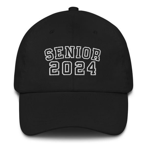 Senior 2024 Hat, 2024 Senior Hat, Dad Hat, 2024 Graduation Hat, Class of 2024 Hat, Senior Hat, Graduation 2024 Hat, 2024 Graduate Hat (Black)