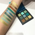 thumbnail image 4 of 9 Color Metallic Bright Eyeshadow Palette Glitter Eye Shadow Tray, 4 of 7