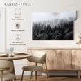 thumbnail image 5 of Elephant Stock Misty Pine Tree Forest Wall Art - Horizontal Canvas Wall Art - Living Room Wall Decor - Nature Canvas - Gray And Black Decor - 12" x 8", 5 of 8